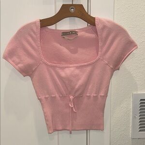 Pink Knit Top